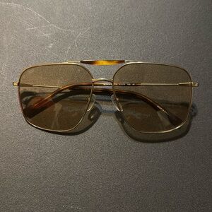 MCM Oversize Pilot Sunglasses MCM161S 718 Gold/Havana 61mm
